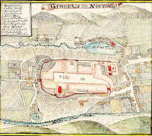 Grundris von Nimptsch - Plan miasta